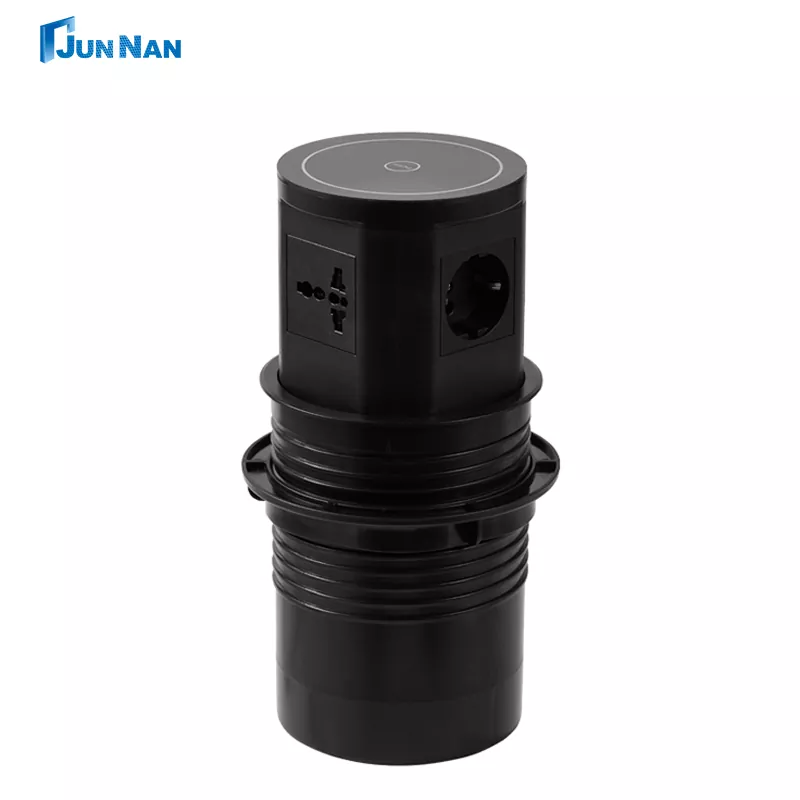 ایل ای ڈی لائٹ کے ساتھ 3 ایم کچن اسمارٹ پوشیدہ پاور یوکے ساکٹ USB ٹریک ساکٹ