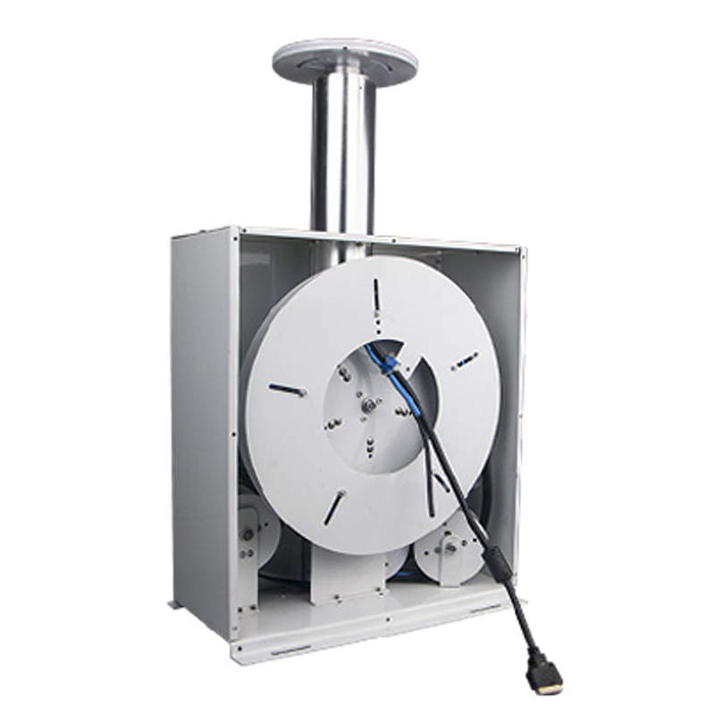 پوشیدہ کانفرنس پیچھے ہٹنے والا کیمرا سنگل قطب پروجیکٹر لفٹ